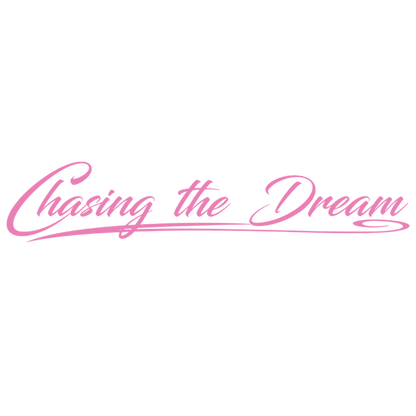 Sticker scania chasing the dream - 045 Lyserød - KJoF - 100mm x 19mm - Nej tak