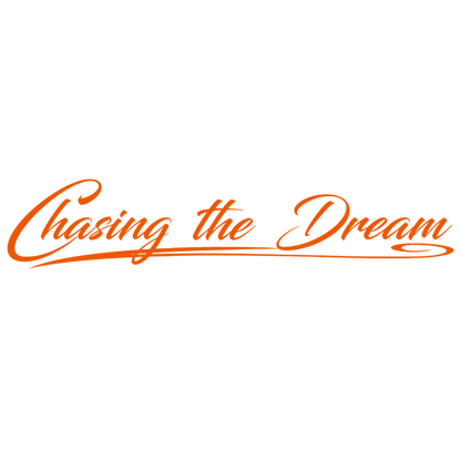 Sticker scania chasing the dream - 034 Orange - KJoF - 100mm x 19mm - Nej tak