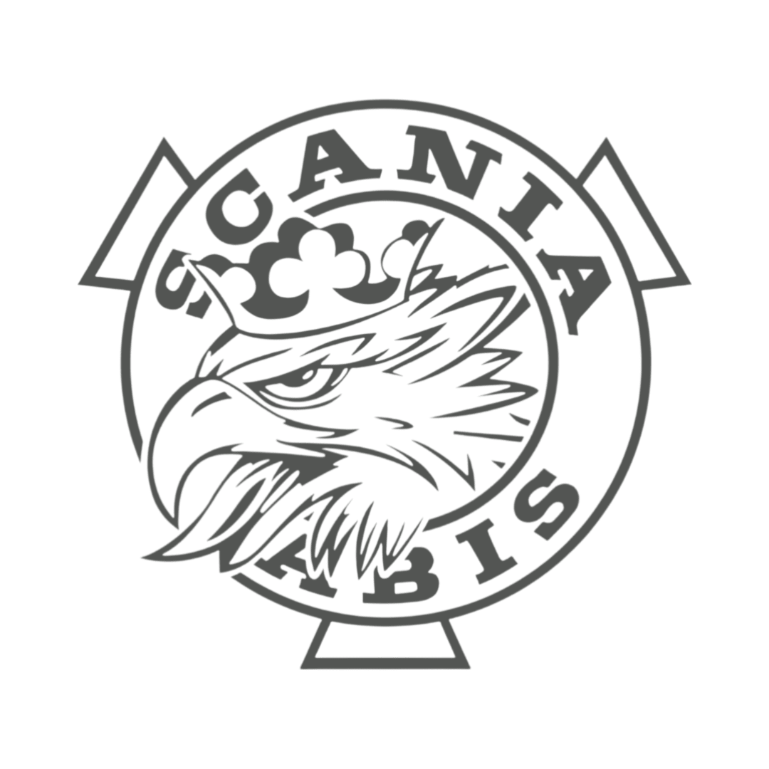 Sticker scania griff - 071 Grå - KJoF - 100mm x 93mm - Ja tak