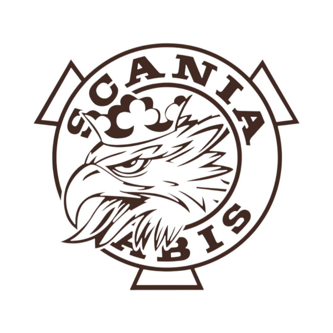 Sticker scania griff - 080 Mørkebrun - KJoF - 100mm x 93mm - Ja tak