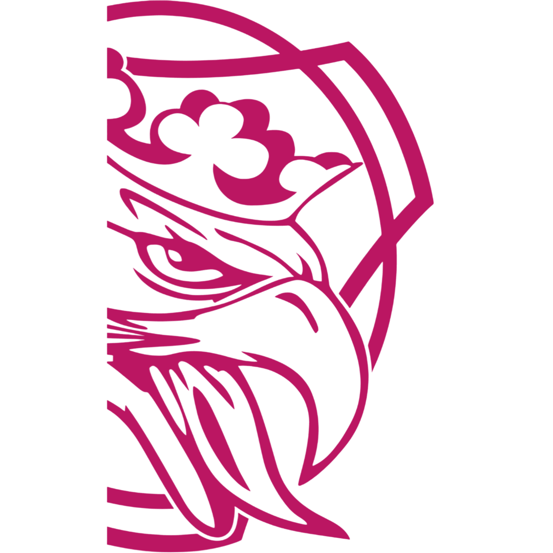 Sticker scania griff king - 041 Pink - KJoF - 100mm x 168mm - Nej tak