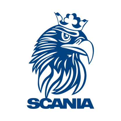 Sticker scania griff krone - 061 Grøn - KJoF - 100mm x 143mm - Nej tak