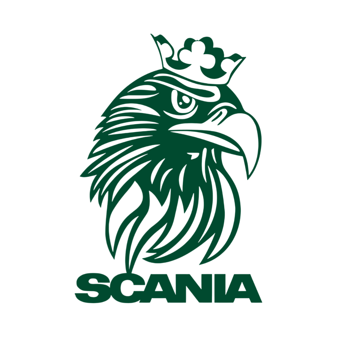 Sticker scania griff krone - 061 Grøn - KJoF - 100mm x 143mm - Nej tak