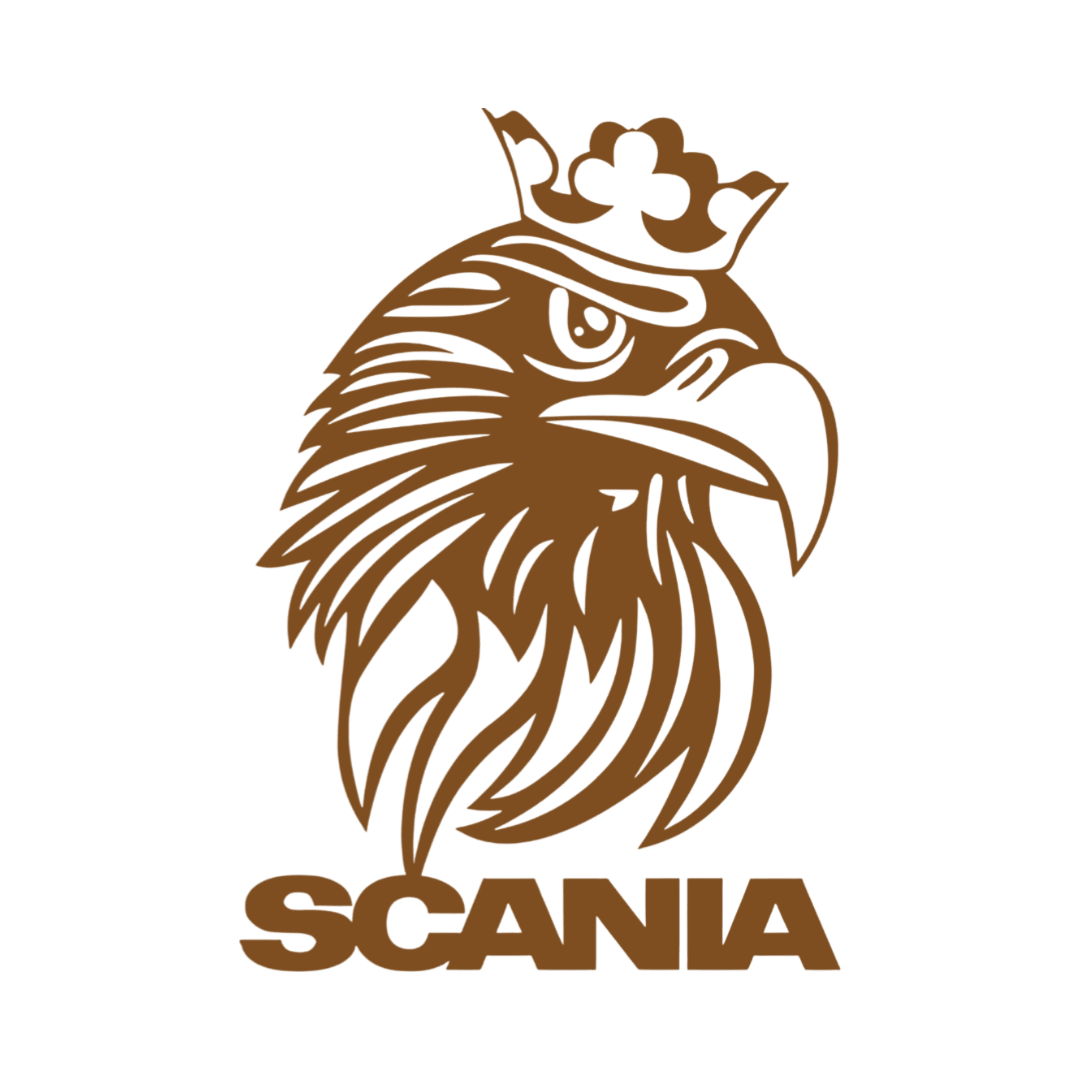 Sticker scania griff krone - 061 Grøn - KJoF - 100mm x 143mm - Nej tak