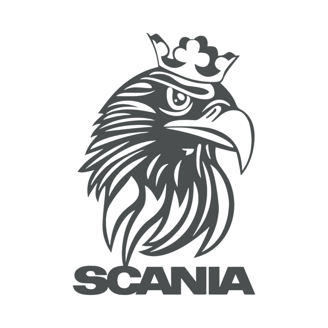 Sticker scania griff krone - 061 Grøn - KJoF - 100mm x 143mm - Nej tak