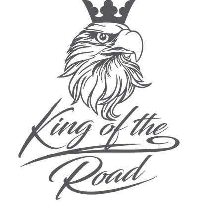 Sticker scania king of the road - 061 Grøn - KJoF - 100mm x 123mm - Nej tak