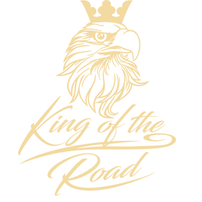 Sticker scania king of the road - 061 Grøn - KJoF - 100mm x 123mm - Nej tak
