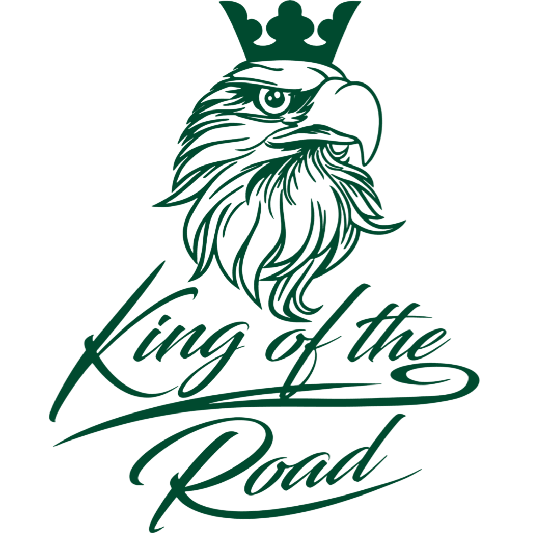 Sticker scania king of the road - 061 Grøn - KJoF - 100mm x 123mm - Nej tak