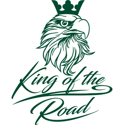 Sticker scania king of the road - 061 Grøn - KJoF - 100mm x 123mm - Nej tak