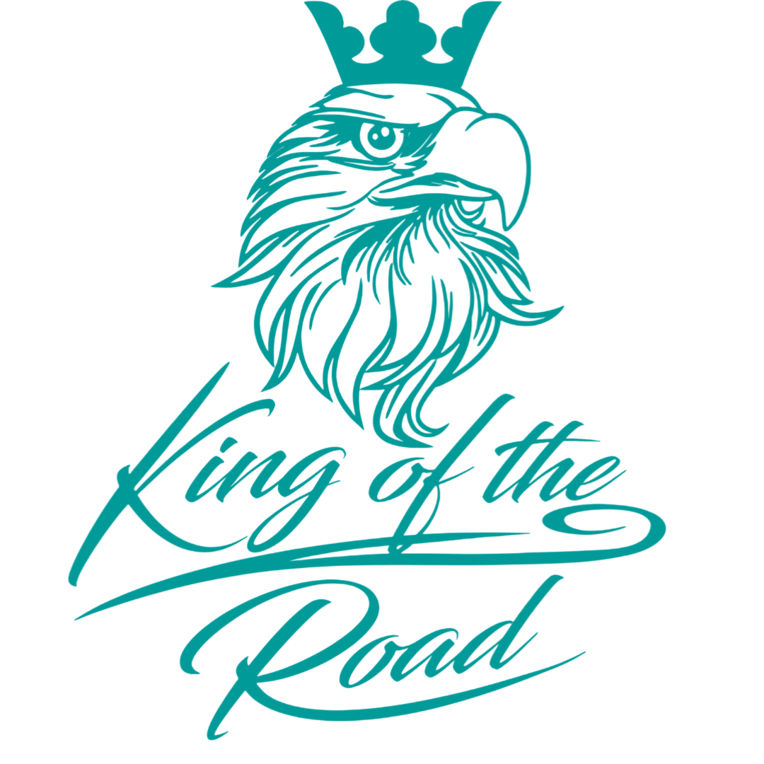 Sticker scania king of the road - 061 Grøn - KJoF - 100mm x 123mm - Nej tak