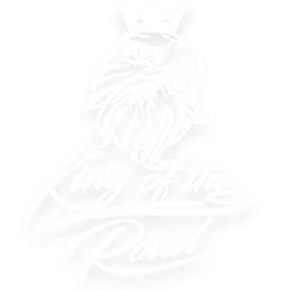 Sticker scania king of the road - 010 Hvid - KJoF - 100mm x 123mm - Nej tak