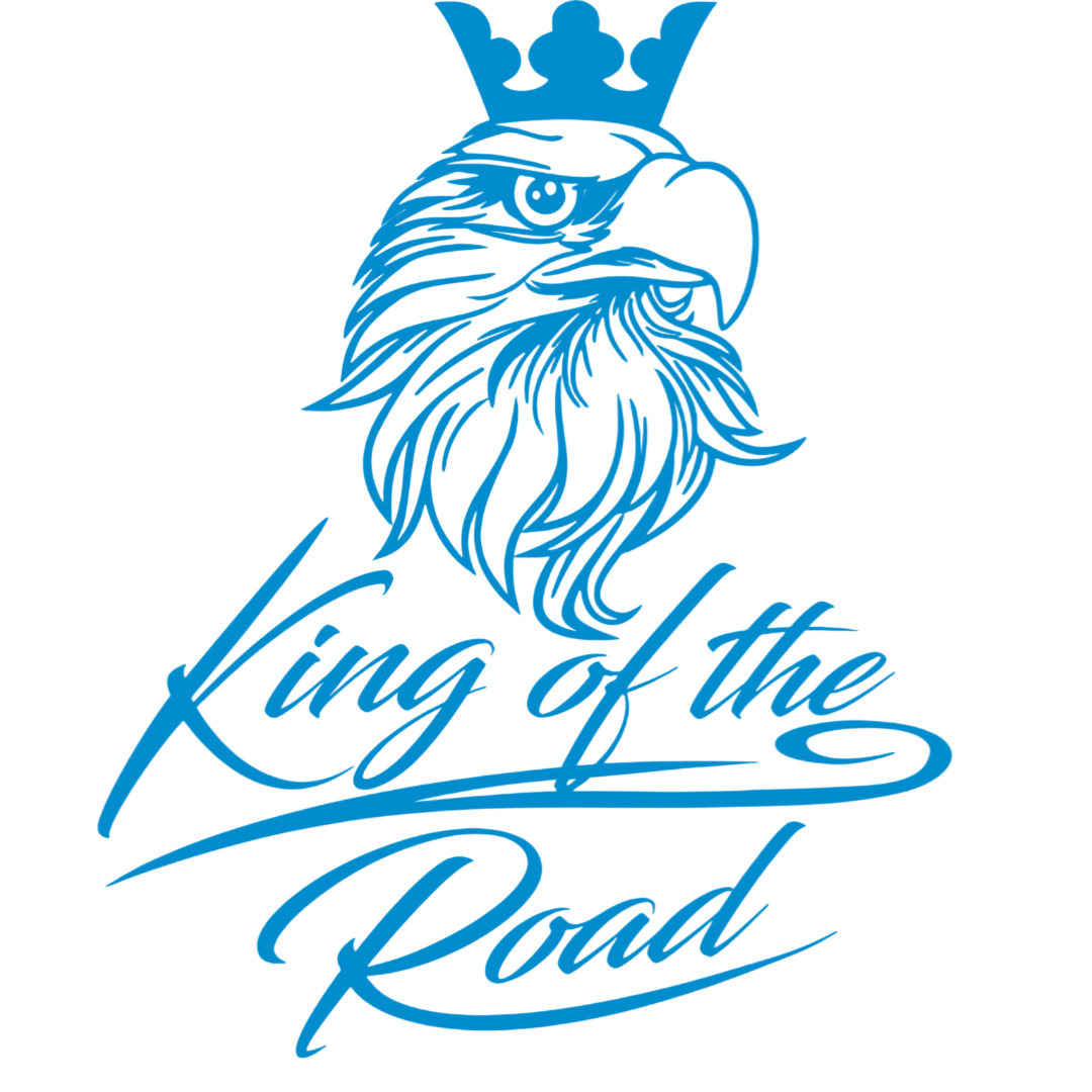 Sticker scania king of the road - 061 Grøn - KJoF - 100mm x 123mm - Nej tak