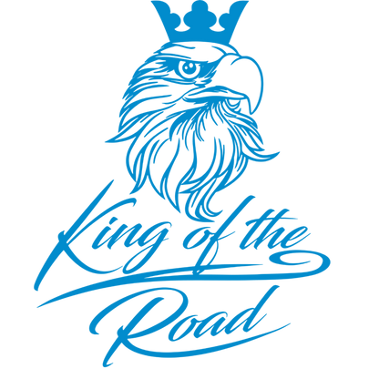 Sticker scania king of the road - 061 Grøn - KJoF - 100mm x 123mm - Nej tak