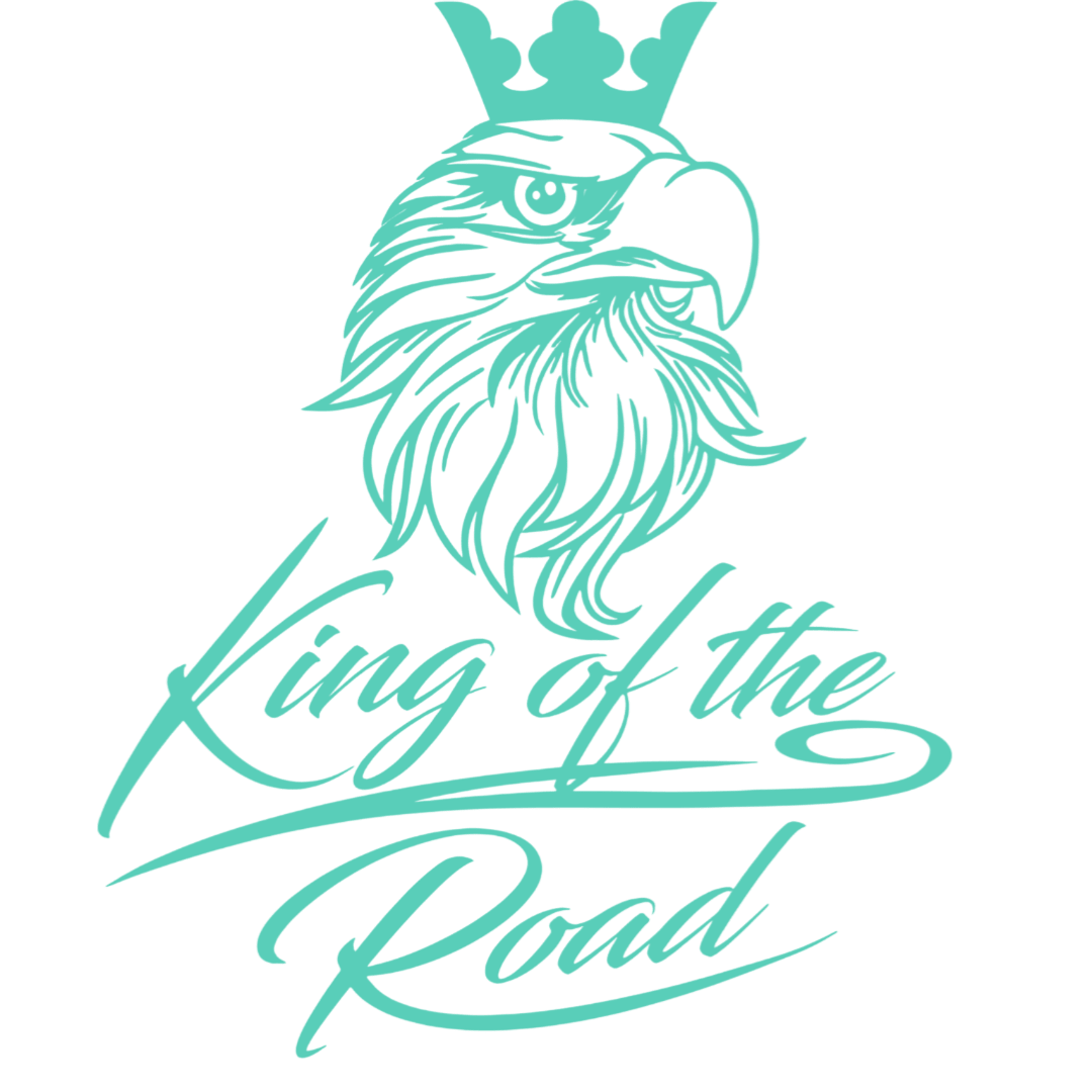 Sticker scania king of the road - 061 Grøn - KJoF - 100mm x 123mm - Nej tak