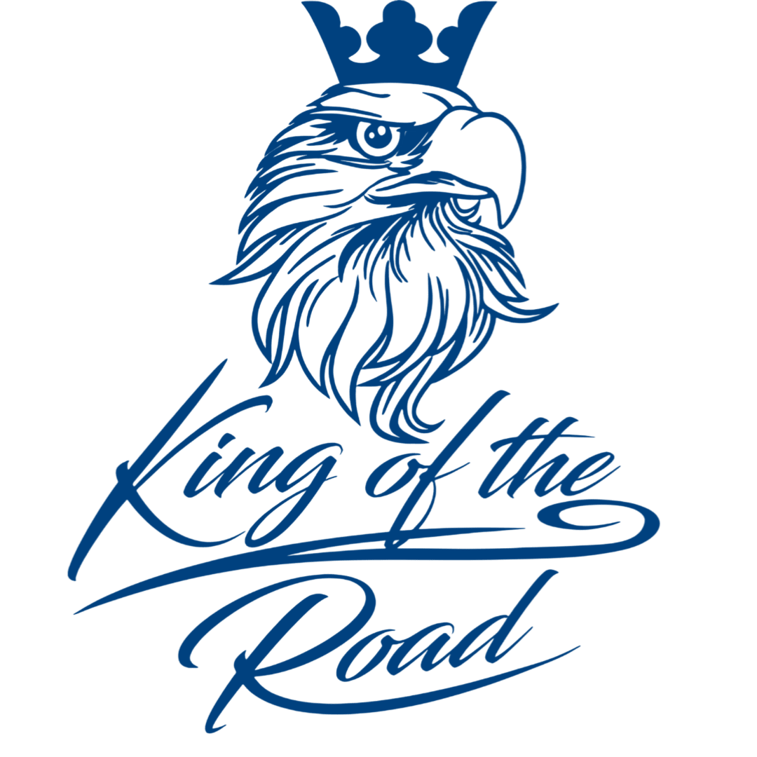 Sticker scania king of the road - 061 Grøn - KJoF - 100mm x 123mm - Nej tak