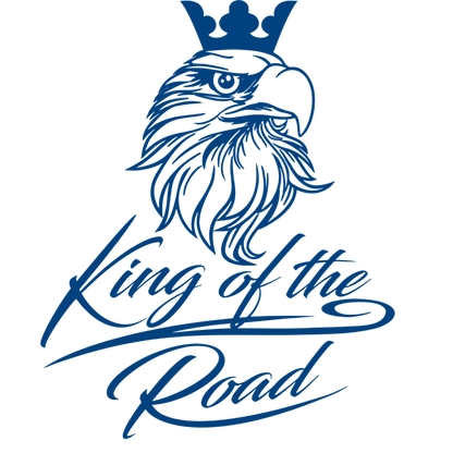 Sticker scania king of the road - 061 Grøn - KJoF - 100mm x 123mm - Nej tak