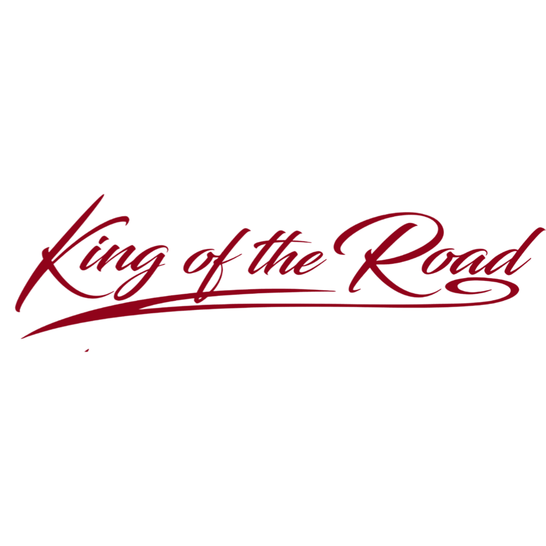Sticker scania king road - 030 Mørkerød - KJoF - 100mm x 27mm - Nej tak