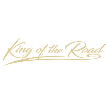 Sticker scania king road - 010 Hvid - KJoF - 100mm x 27mm - Nej tak