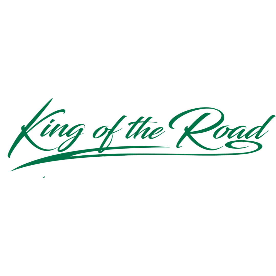 Sticker scania king road - 061 Grøn - KJoF - 100mm x 27mm - Nej tak