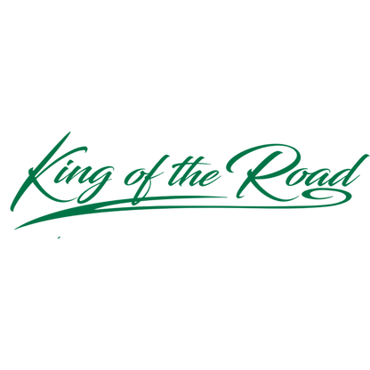 Sticker scania king road - 061 Grøn - KJoF - 100mm x 27mm - Nej tak