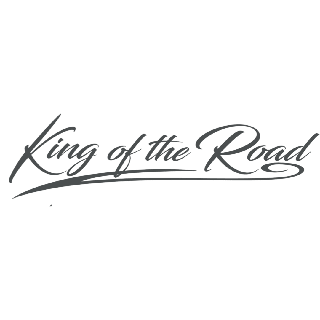 Sticker scania king road - 073 Mørkegrå - KJoF - 100mm x 27mm - Nej tak