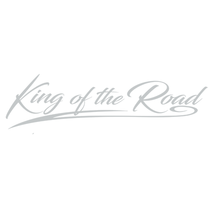 Sticker scania king road - 072 Lysegrå - KJoF - 100mm x 27mm - Nej tak