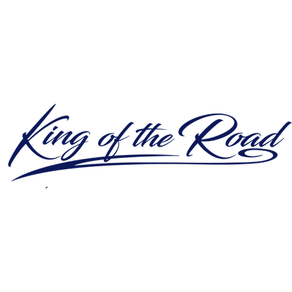 Sticker scania king road - 010 Hvid - KJoF - 100mm x 27mm - Nej tak
