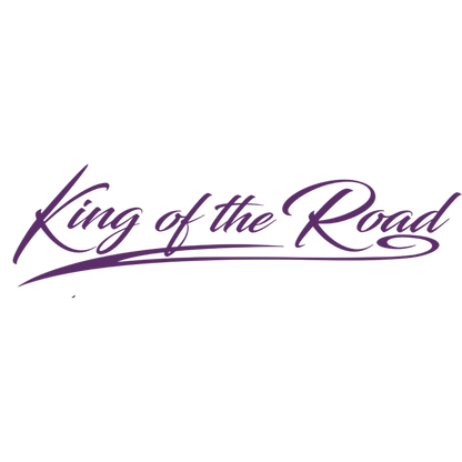 Sticker scania king road - 010 Hvid - KJoF - 100mm x 27mm - Nej tak