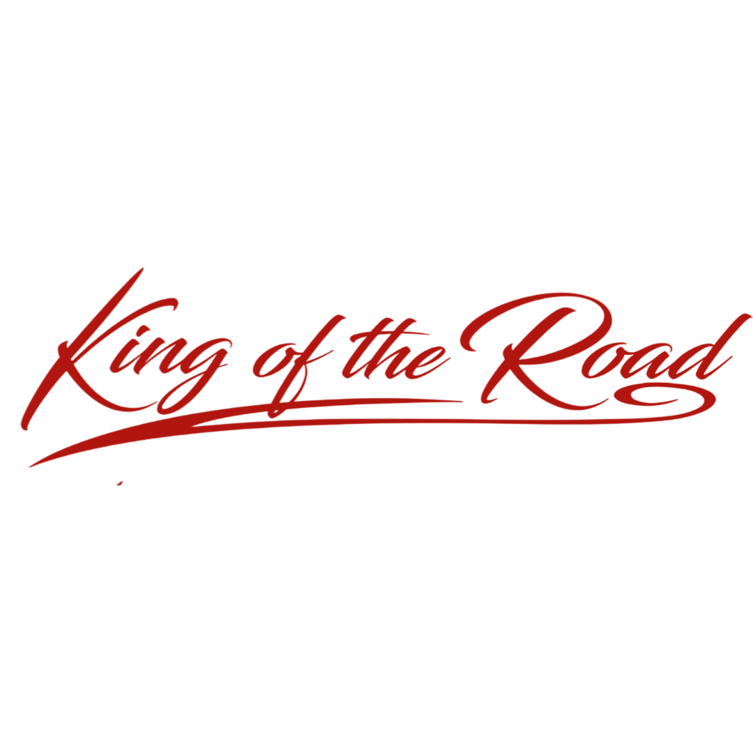 Sticker scania king road - 031 Rød - KJoF - 100mm x 27mm - Nej tak