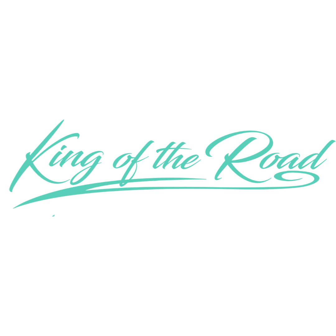 Sticker scania king road - 010 Hvid - KJoF - 100mm x 27mm - Nej tak