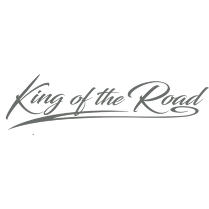Sticker scania king road - 010 Hvid - KJoF - 100mm x 27mm - Nej tak