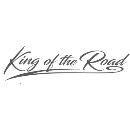 Sticker scania king road - 010 Hvid - KJoF - 100mm x 27mm - Nej tak