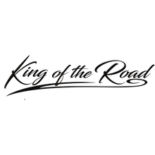 Sticker scania king road - 010 Hvid - KJoF - 100mm x 27mm - Nej tak
