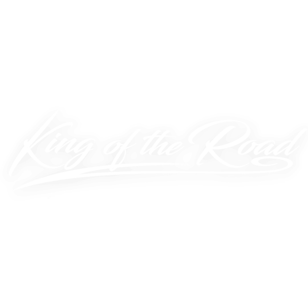 Sticker scania king road - 010 Hvid - KJoF - 100mm x 27mm - Nej tak