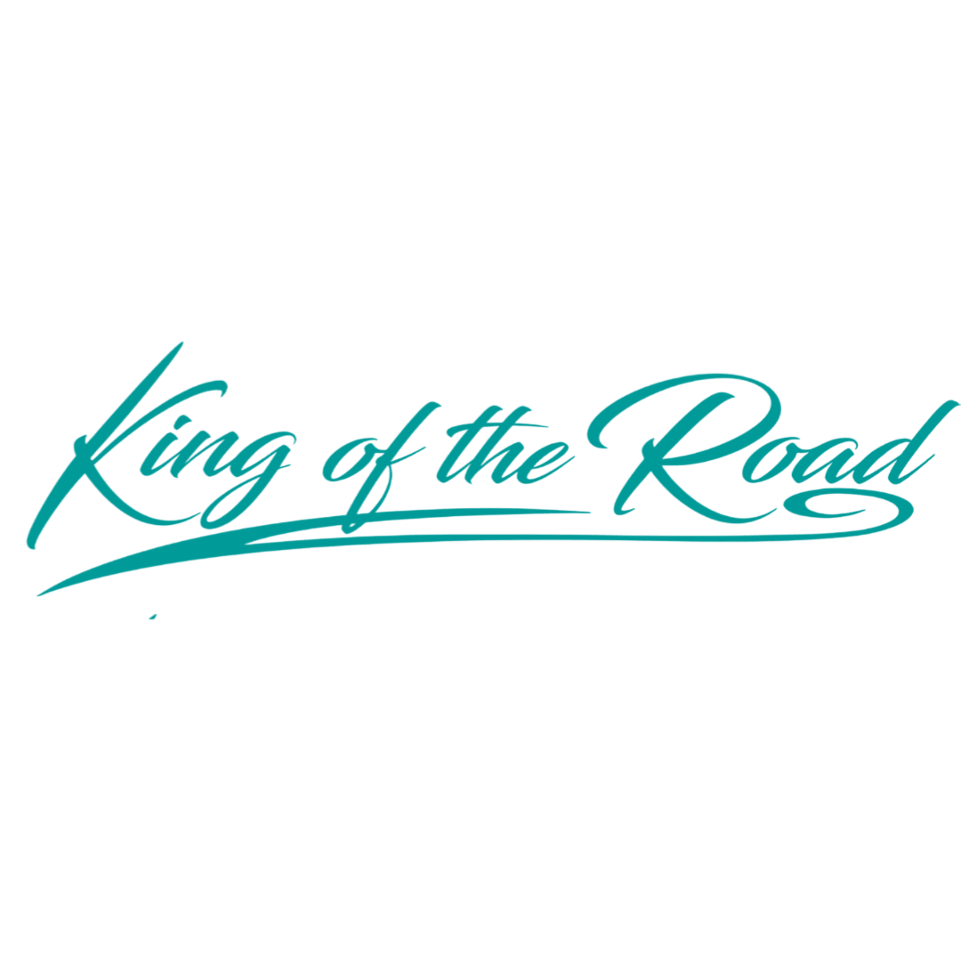 Sticker scania king road - 010 Hvid - KJoF - 100mm x 27mm - Nej tak