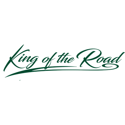 Sticker scania king road - 061 Grøn - KJoF - 100mm x 27mm - Nej tak