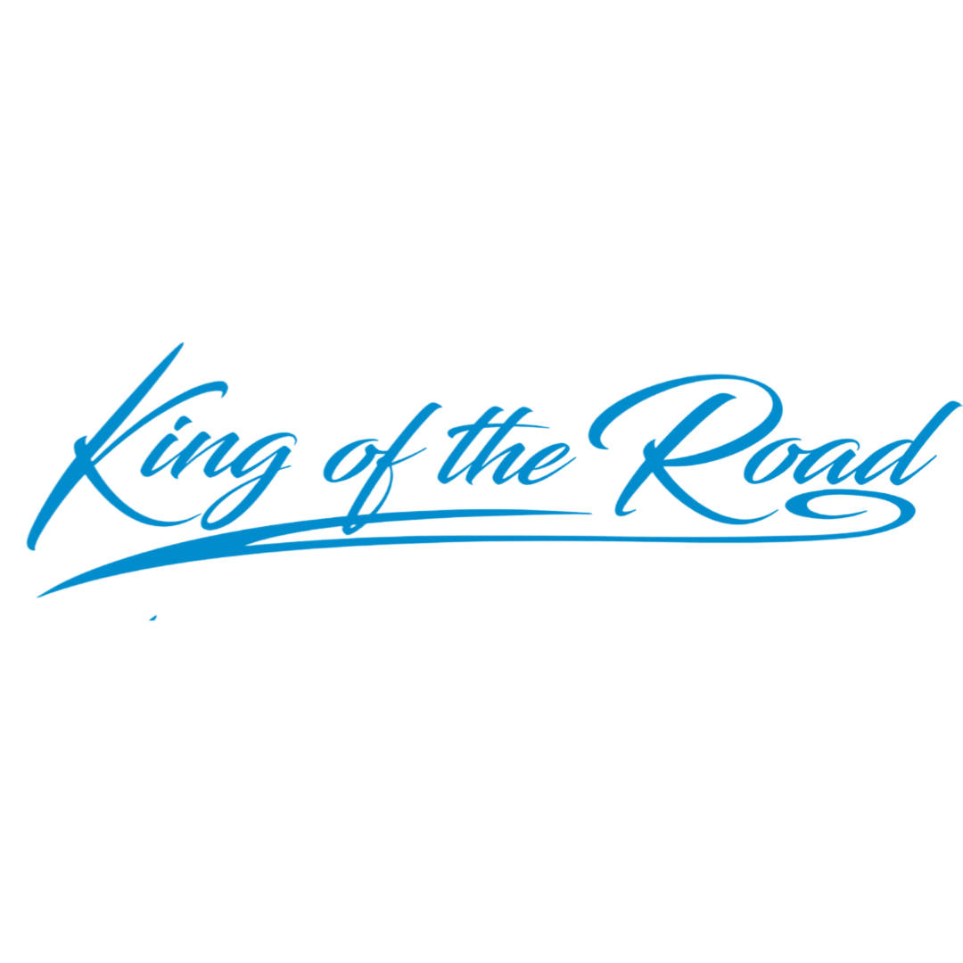Sticker scania king road - 010 Hvid - KJoF - 100mm x 27mm - Nej tak
