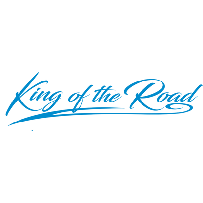 Sticker scania king road - 010 Hvid - KJoF - 100mm x 27mm - Nej tak