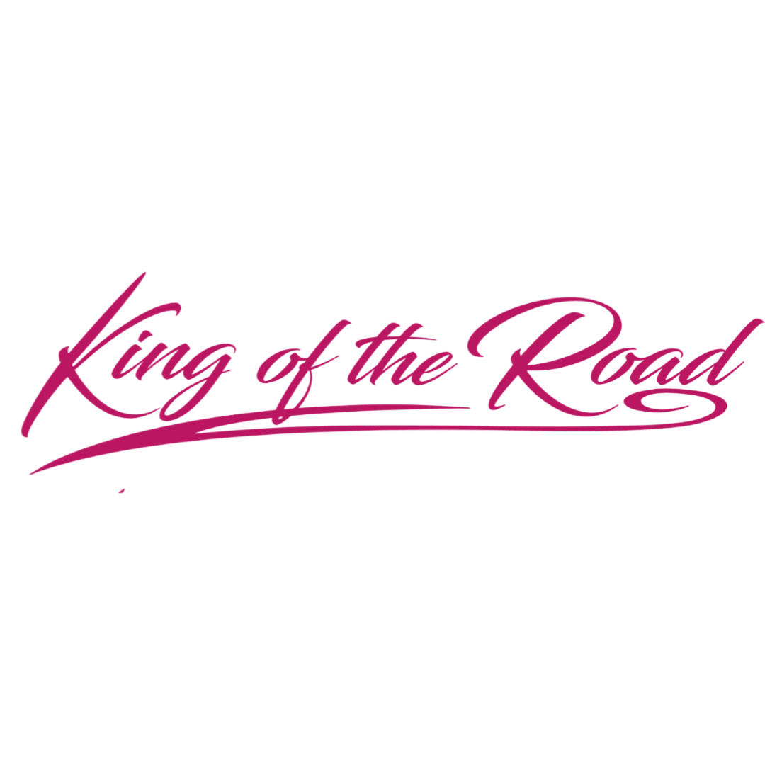 Sticker scania king road - 041 Pink - KJoF - 100mm x 27mm - Nej tak