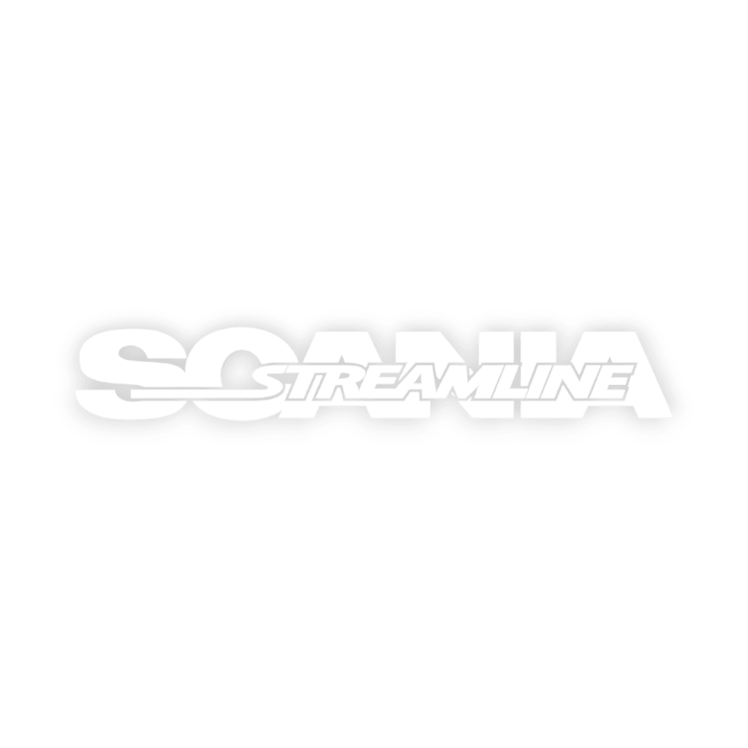 Sticker scania streamline - 010 Hvid - KJoF - 100mm x 15mm - Nej tak