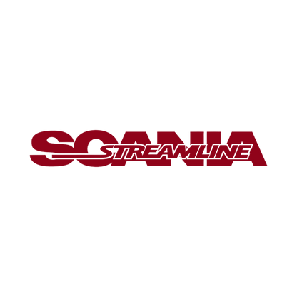 Sticker scania streamline - 030 Mørkerød - KJoF - 100mm x 15mm - Nej tak