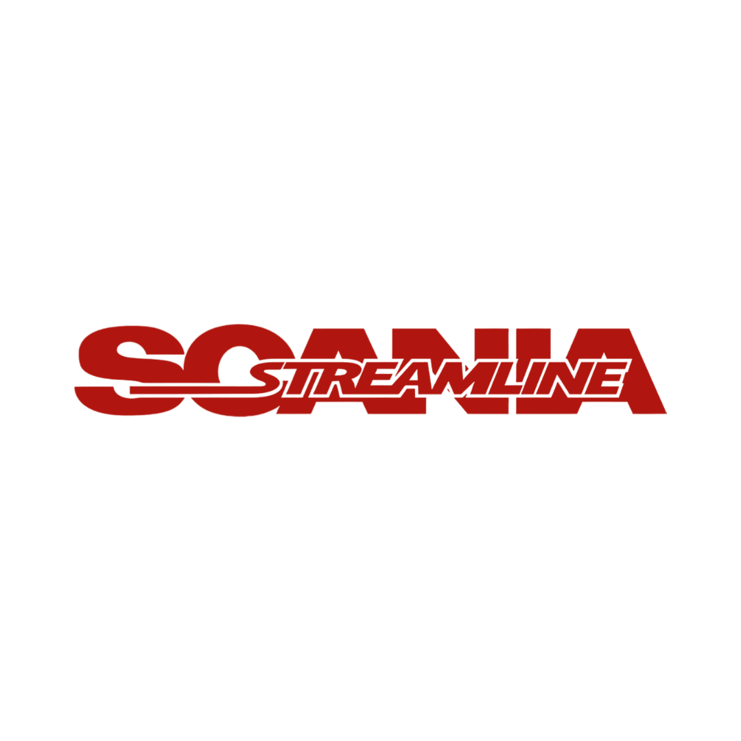 Sticker scania streamline - 031 Rød - KJoF - 100mm x 15mm - Nej tak