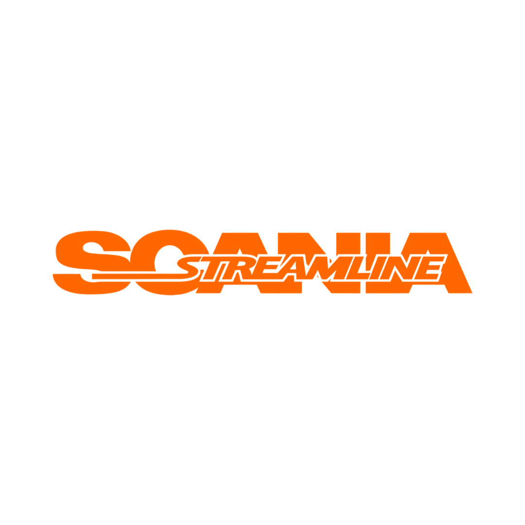 Sticker scania streamline - 035 Lys orange - KJoF - 100mm x 15mm - Nej tak