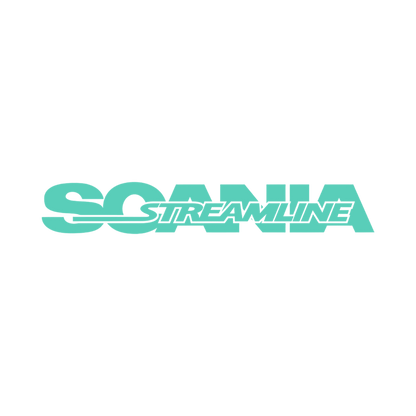 Sticker scania streamline - 061 Grøn - KJoF - 100mm x 15mm - Nej tak