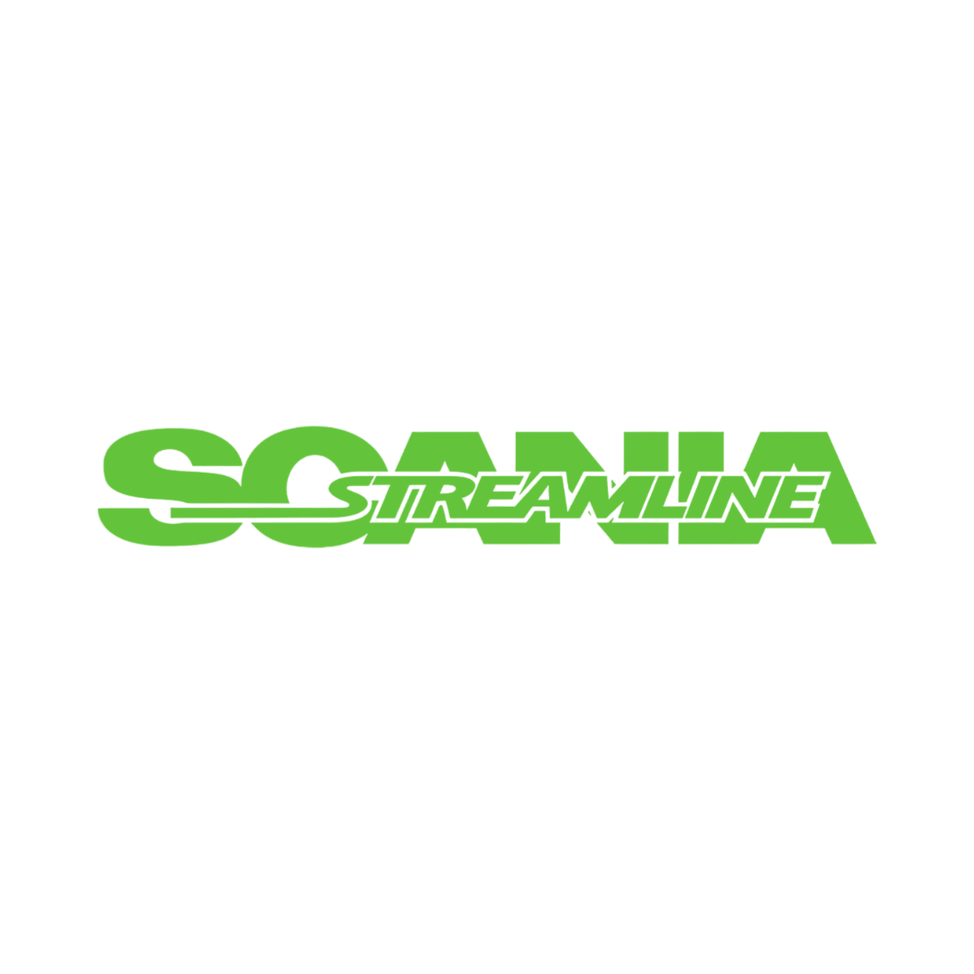Sticker scania streamline - 063 Lime grøn - KJoF - 100mm x 15mm - Nej tak