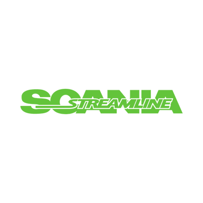 Sticker scania streamline - 063 Lime grøn - KJoF - 100mm x 15mm - Nej tak