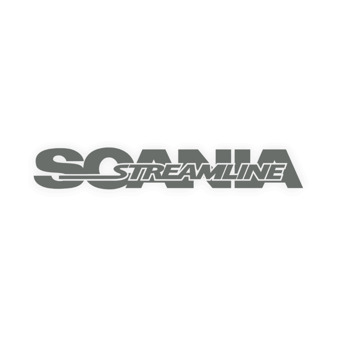 Sticker scania streamline - 071 Grå - KJoF - 100mm x 15mm - Nej tak