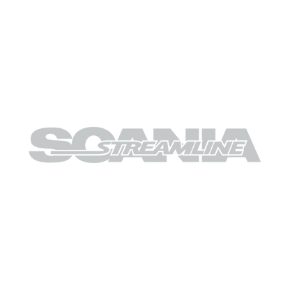 Sticker scania streamline - 072 Lysegrå - KJoF - 100mm x 15mm - Nej tak