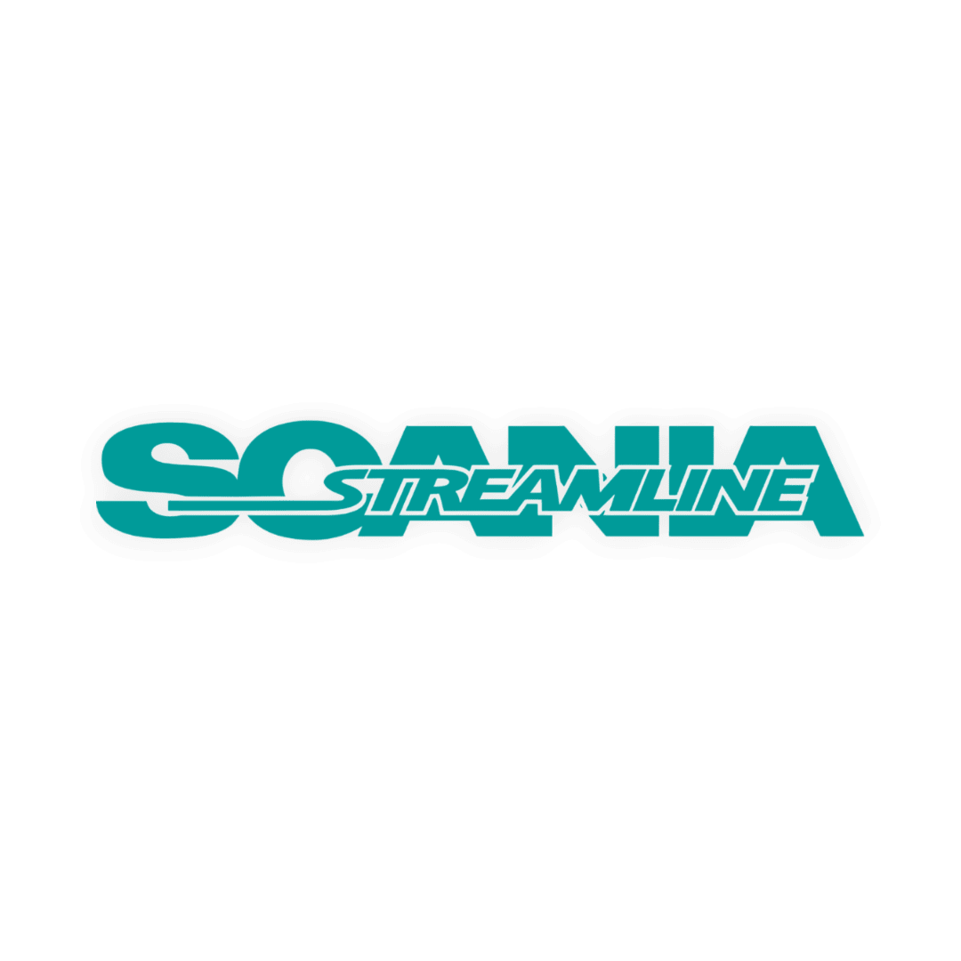 Sticker scania streamline - 061 Grøn - KJoF - 100mm x 15mm - Nej tak