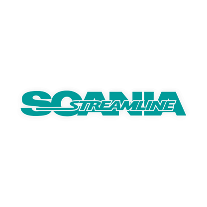 Sticker scania streamline - 061 Grøn - KJoF - 100mm x 15mm - Nej tak